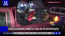 Motociclista pierde la vida tras ser embestido por pickup en la carretera de Sabanagrande, FM