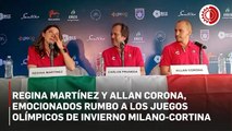 Regina Martínez y Allan Corona emocionados porque deportes de invierno ganan terreno