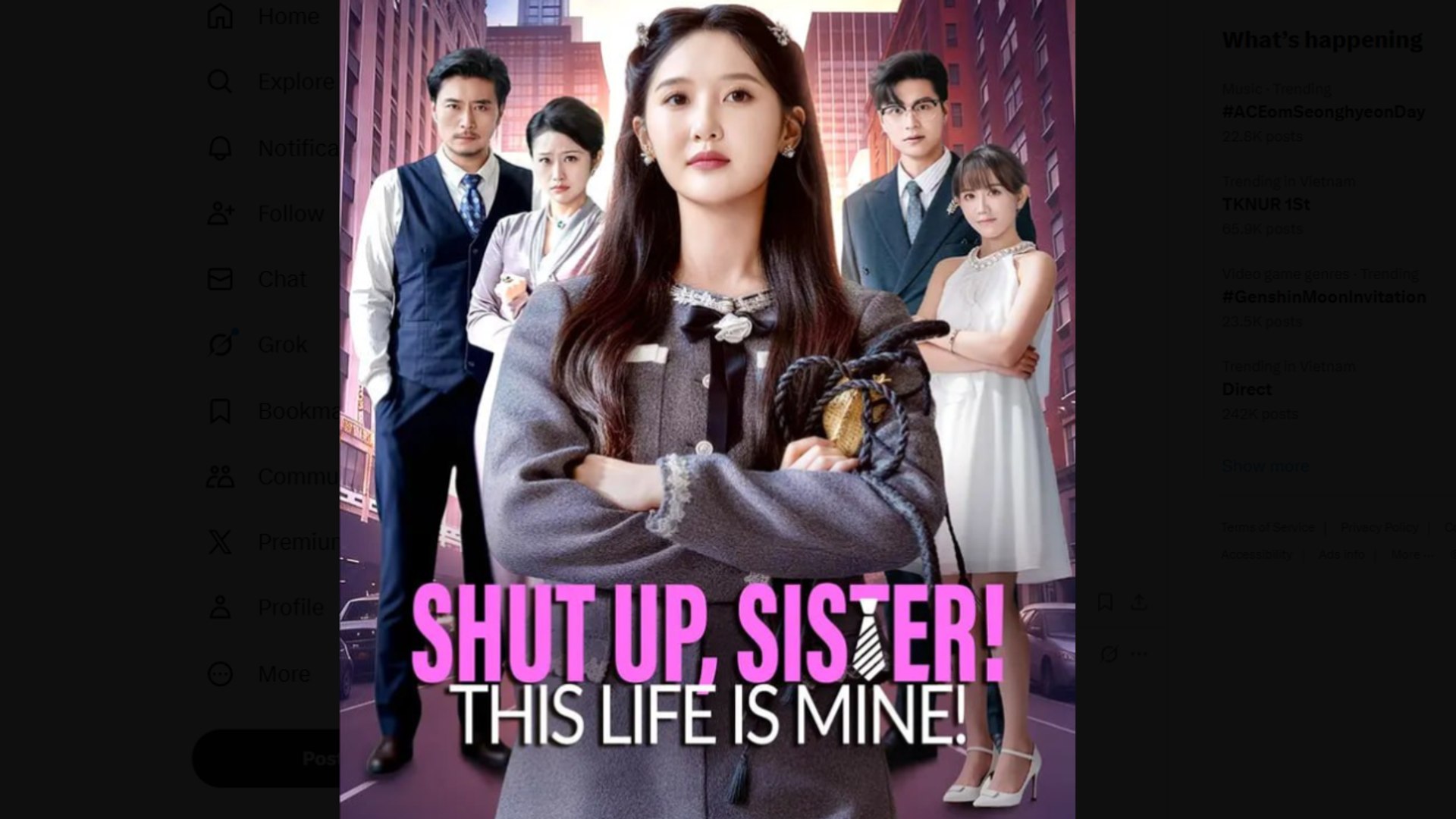 Shut Up Sister This Life is Mine Drama Movies English Sub