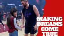 Kevin Love makes a young fan dream come true in Cleveland
