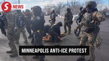 Anti ICE protester arrested in heated Minneapolis demonstration