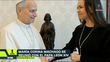 El Papa León XIV se reunió con la líder opositora venezolana, María Corina Machado