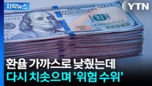 [자막뉴스] 긴장감 고조되는 상황...다시 가파르게 상승하는 환율 / YTN