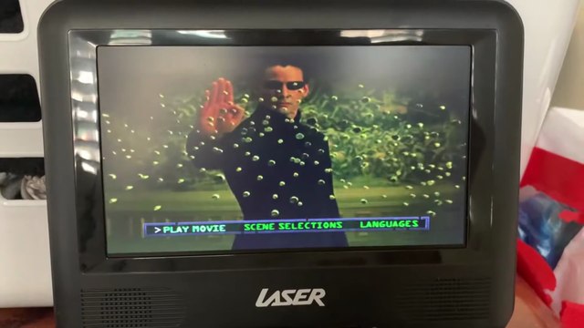 Opening to The Matrix Reloaded 2 Disc Special Edition Disc 1 2003 DVD Australia