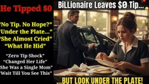 Billionaire Leaves $0 Tip for Single Mom, but What’s Under the Plate is Life-Changing