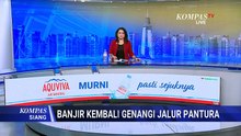 Banjir Ketinggian 20-30 Cm Kembali Genangi Jalur Pantura Kudus | KOMPAS SIANG