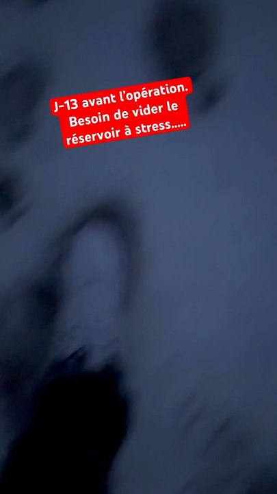 "J-13 🏥. Marcher pour ne pas cogiter. Rien de tel que le silence des Vosges pour remettre les idées en place avant le grand jour. Le stress monte, mais on avance. ❄️