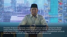 Prabowo Ingatkan Petinggi BUMN Kalau Tak Sanggup Mengabdi, Berhenti Saja
