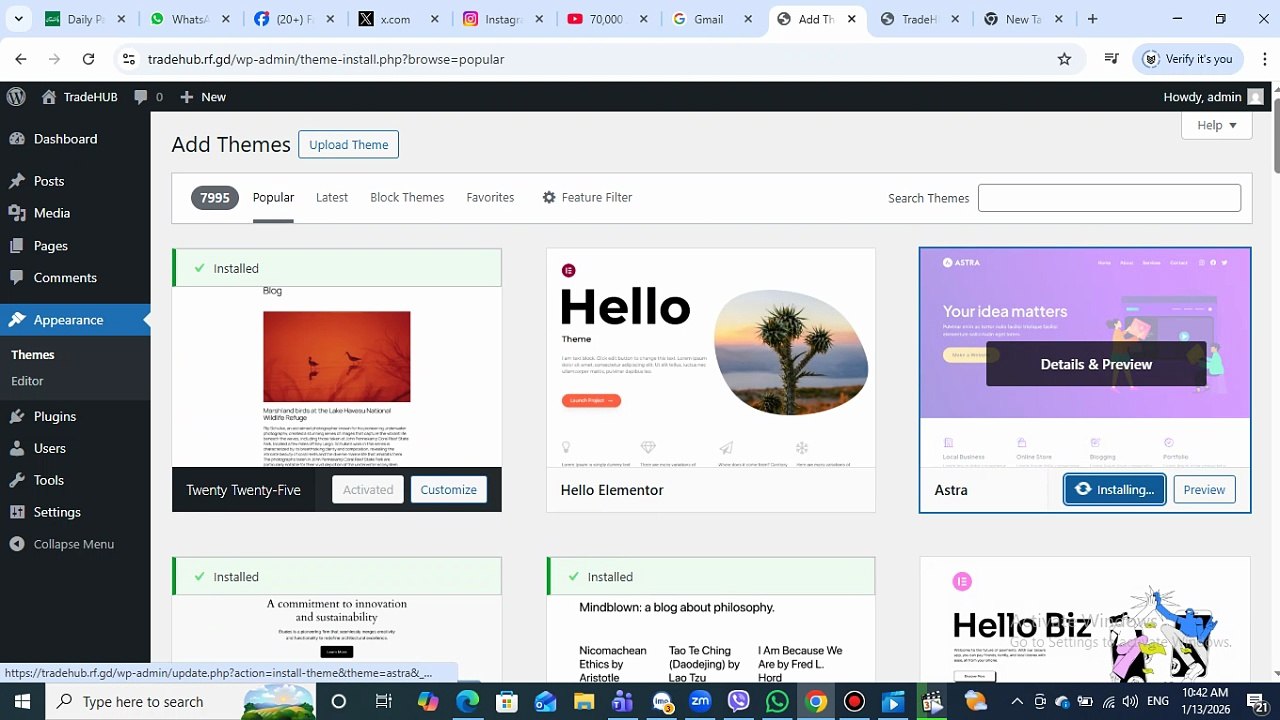Wordpress part 2