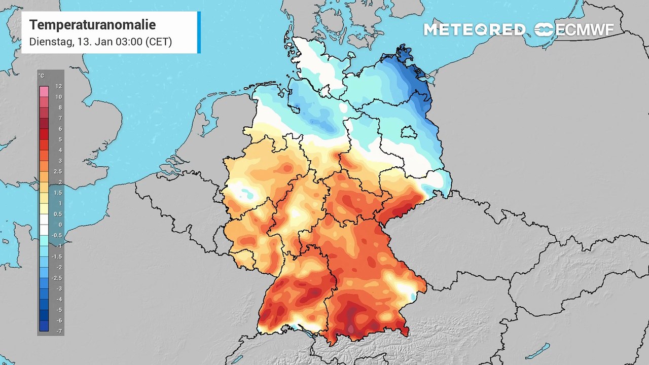 Deutlich "zu warm" in Deutschland!