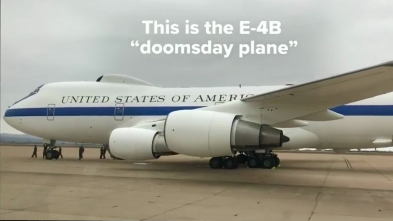 E-4B Nightwatch America’s Secret Plane Built for Nuclear War  US Doomsday Plane