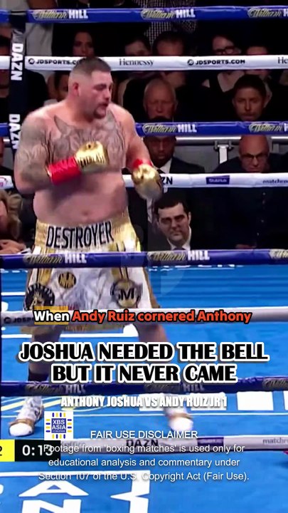 Anthony Joshua WENT DOWN! The bell rang BUT the COUNT WENT ON!