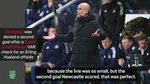 Guardiola vents at VAR after City win at Newcastle