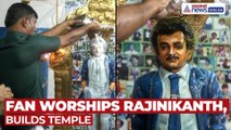 Superstar Rajinikanth Fandom: Karthik Builds Temple, Worships His Idol on Pongal