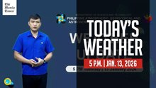 Today's Weather, 5 P.M. | Jan. 13, 2026