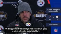 Rodgers grilled on his retirement as Steelers' season ends with a whimper