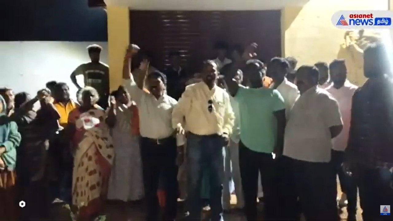 மக்களுக்கு தெரியாமல் அரசு மதுபான கடை அரசுக்கு எச்சரிக்கை பொதுமக்கள் போராட்டம்