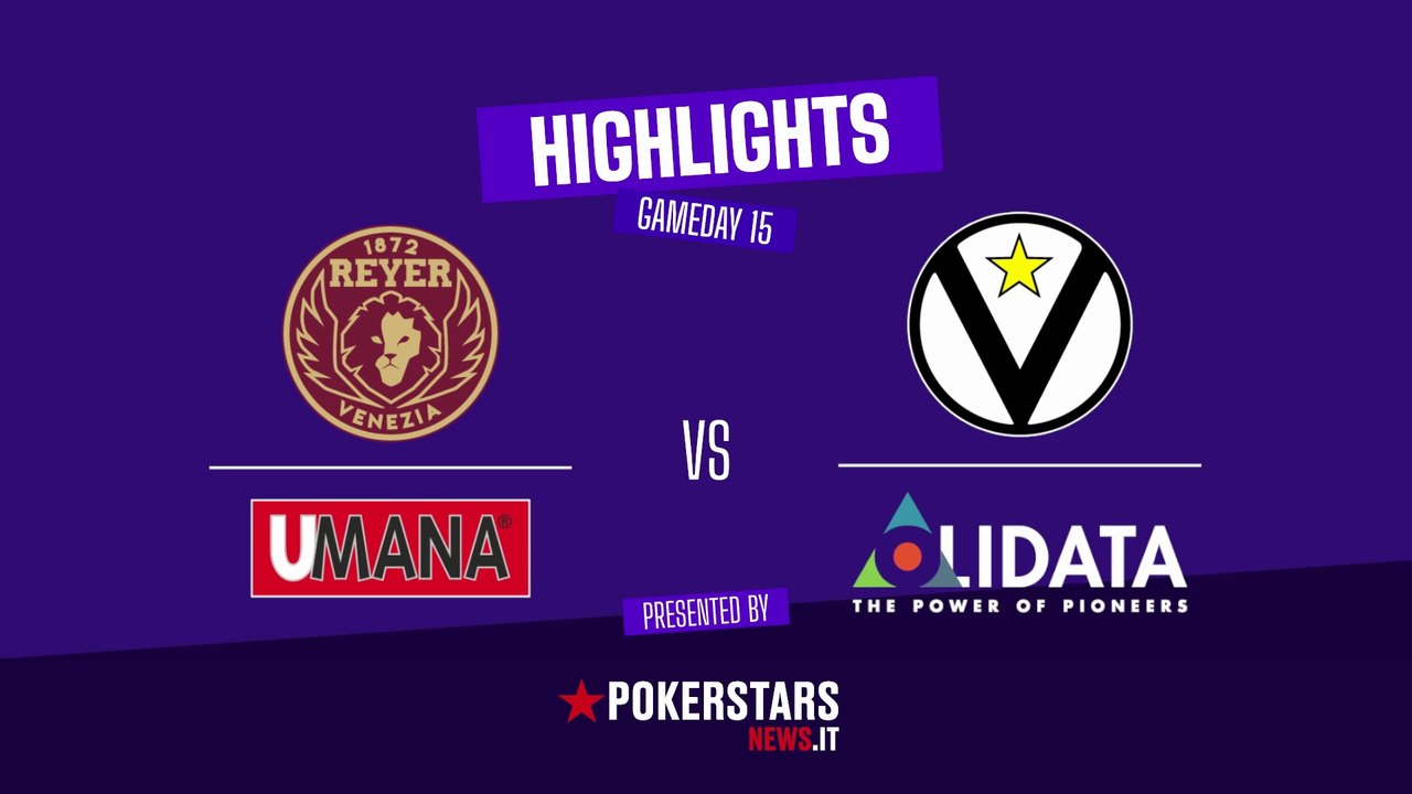 Umana Reyer Venezia - Virtus Olidata Bologna | PokerstarsNews Highlights Serie A Unipol 2025/2026