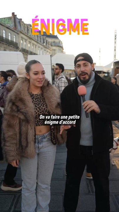 Énigme elle comprends rien