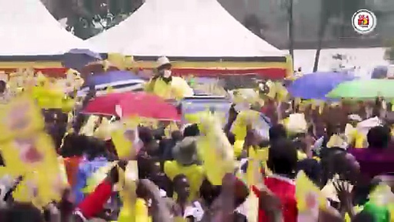 President Museveni holds final campaign rally in Kampala ahead of Uganda's presidential vote