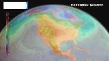 Varias masas de aire muy frío se descolgarán sobre América del Norte