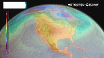Varias masas de aire muy frío se descolgarán sobre América del Norte