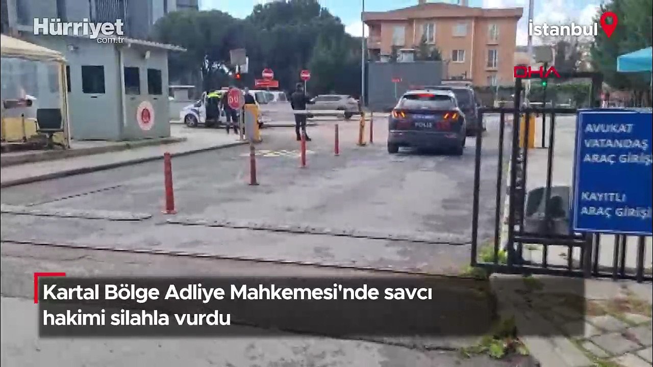 Kartal Bölge Adliye Mahkemesi'nde savcı, hakimi silahla vurdu