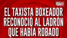 Taxista boxeador: reconoció al ladrón, lo fue a buscar a la casa y lo molió a golpes
