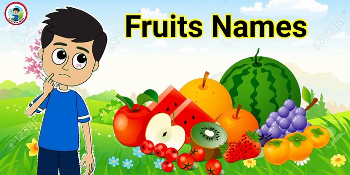 Fruit Names for Kids | Learn Fruits in English 🍎 #KidsLearning #FruitNames #LearnEnglish #KidsEducation #Toddlers #Nursery