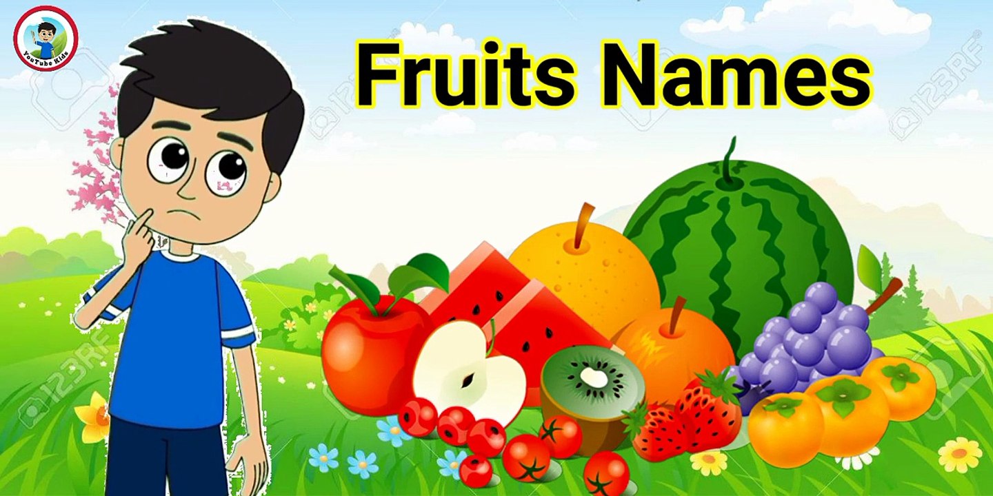 Fruit Names for Kids | Learn Fruits in English 🍎 #KidsLearning #FruitNames #LearnEnglish #KidsEducation #Toddlers #Nursery