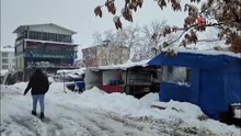 Tunceli’de yoğun kar yağışı etkili oldu