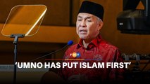 Zahid hopes PAS will dissolve as Umno has ‘put Islam first’ in its constitution