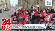 Pinoy nurses, kabilang sa mga nanawagan para sa mas mataas na sahod at mas maayos na benepisyo | 24 Oras