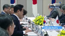 Leaders of South Korea and Japan Reaffirm Ties at Summit Meeting