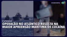Maior apreensão de cocaína em alto-mar marca operação histórica da Espanha