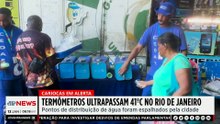 Termômetros ultrapassam 41°C no Rio de Janeiro