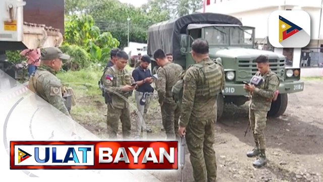Mahigit 500 sundalo, pinalabas ng 9th Infantry Division bilang bahagi ng Task Force Sagip para tumulong sa mga apektado ng pag-aalburoto ng Bulkang Mayon | Connie Calipay - PNA