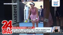 Alex Eala, kabilang sa mga nabigyan ng wildcard slot sa 2026 Philippine Women's Open | 24 Oras
