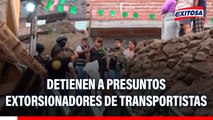 Detienen a presuntos extorsionadores de transportistas: Se burlaban de la PNP por redes sociales