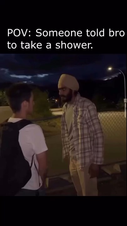 Someone told bro to take a shower.