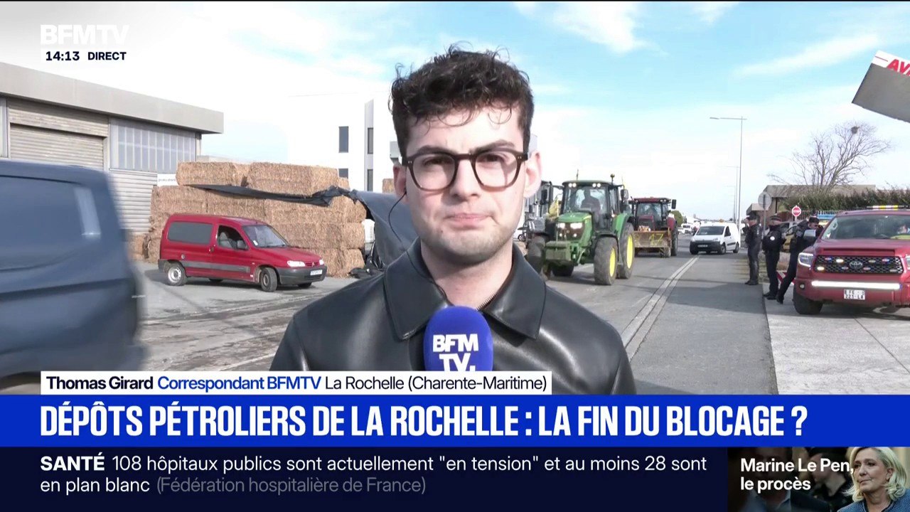 Colère agricole: en Charente-Maritime, les agriculteurs libèrent des dépôts pétroliers après l'arrivée des forces de l'ordre