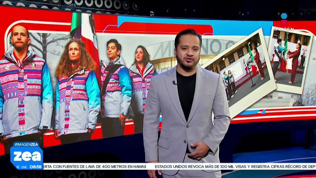 Sheinbaum abandera a la Delegación Mexicana que participará en los Juegos Olímpicos de Invierno