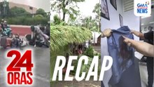 24 Oras: (Part 1) 11 riders, sumemplang dahil sa tumagilid na truck na may kargang syrup; Update sa Bulkang Mayon; Pulis, sinaksak ng kaniyang kabaro, atbp