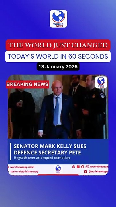 Senator Mark Kelly sues Defence Secretary Pete Hegseth over attempted demotion