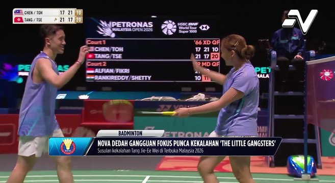 Gangguan fokus jadi punca Little Gengsters gagal mara lebih jauh di Terbuka Malaysia