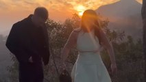Dreamy proposal: Girl gets surprised with a sunset proposal at Griffith Observatory