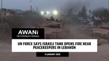 UN force says Israeli tank opens fire near peacekeepers in Lebanon