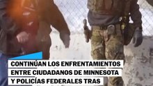 Continúan los enfrentamientos entre los ciudadanos de Minnesota y los agentes del ICE