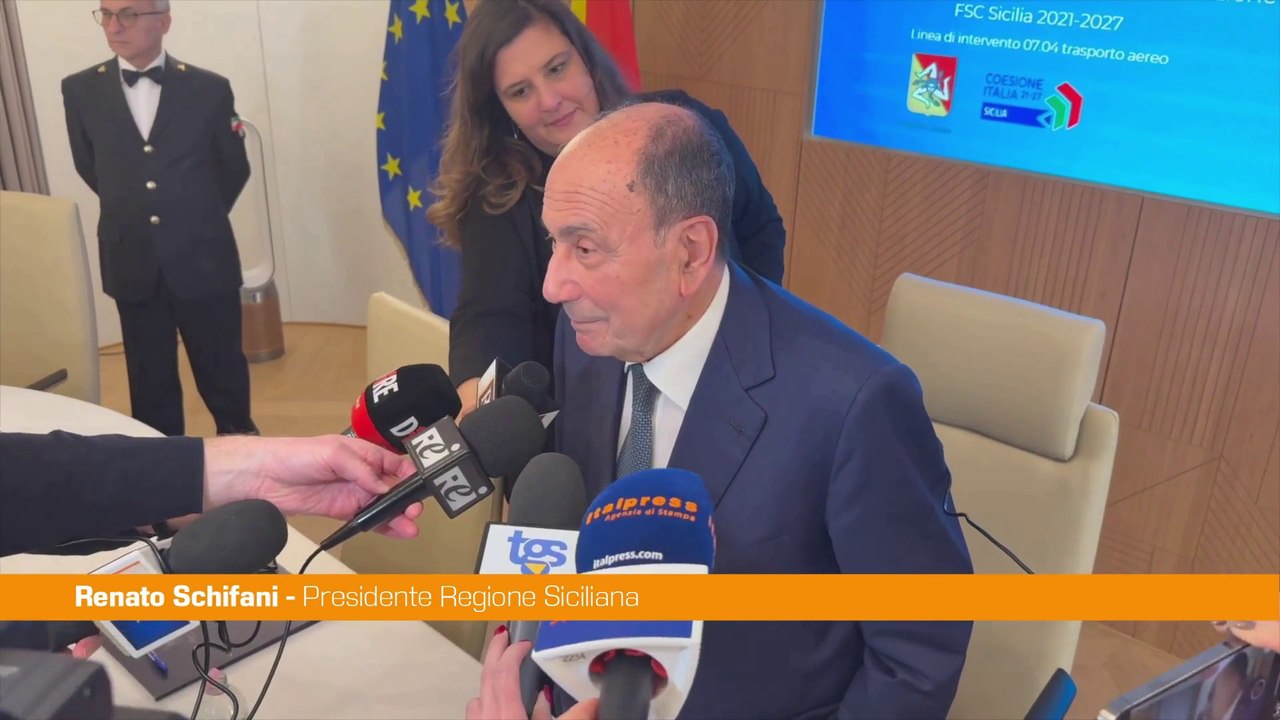 Schifani "13,8 milioni per aeroporto di Trapani, scalo all'avanguardia"