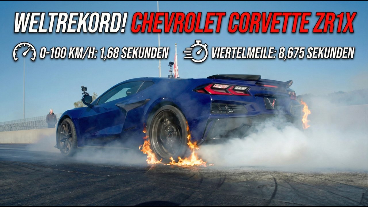 Chevy Corvette ZR1X schafft Viertelmeile in 8,675 Sekunden
